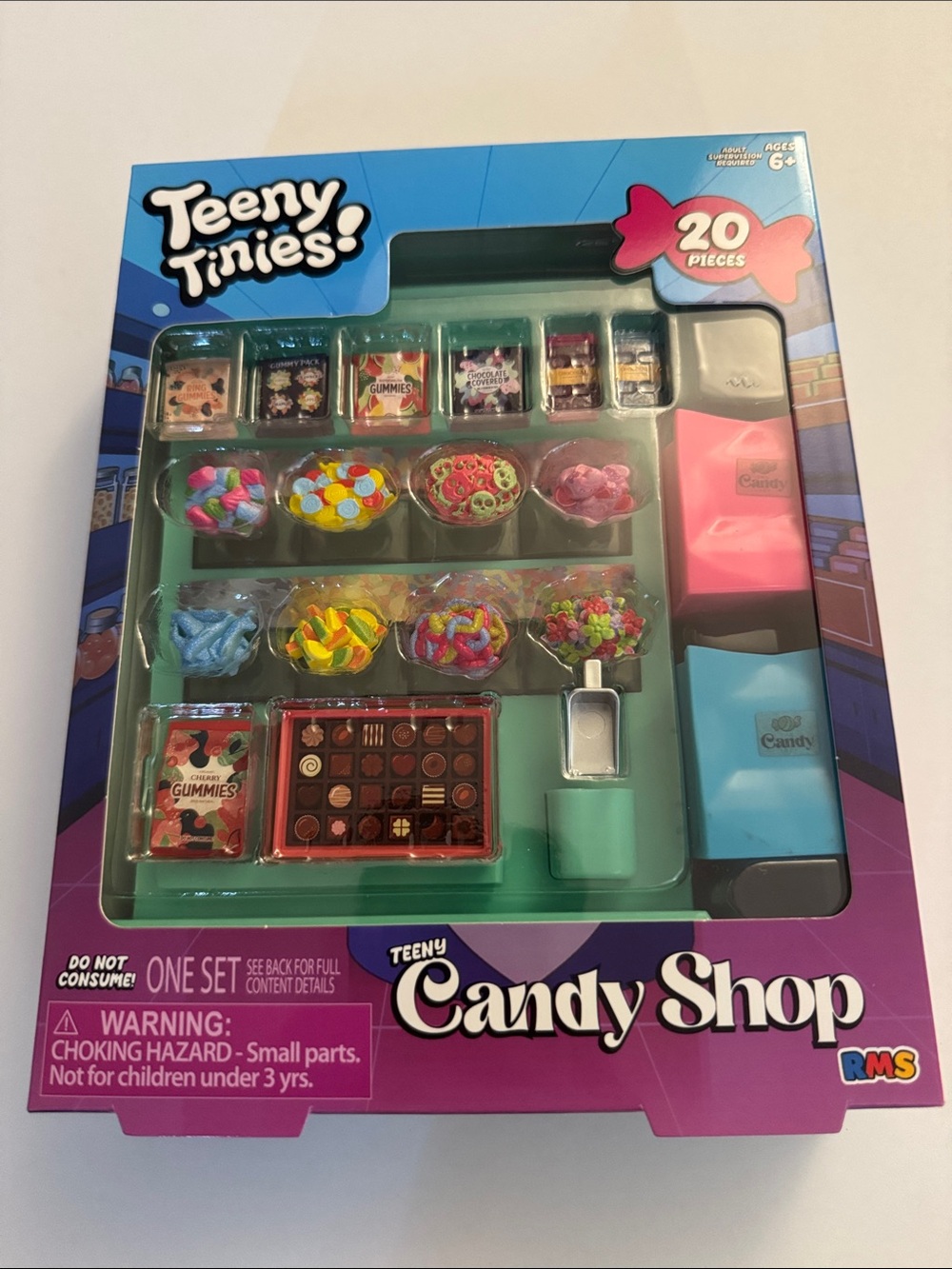 Teeny Tinies Candy Shop Playset - Assorted Bright Colors